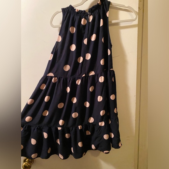 LOFT Dark Blue Mini Dress - Picture 2 of 4